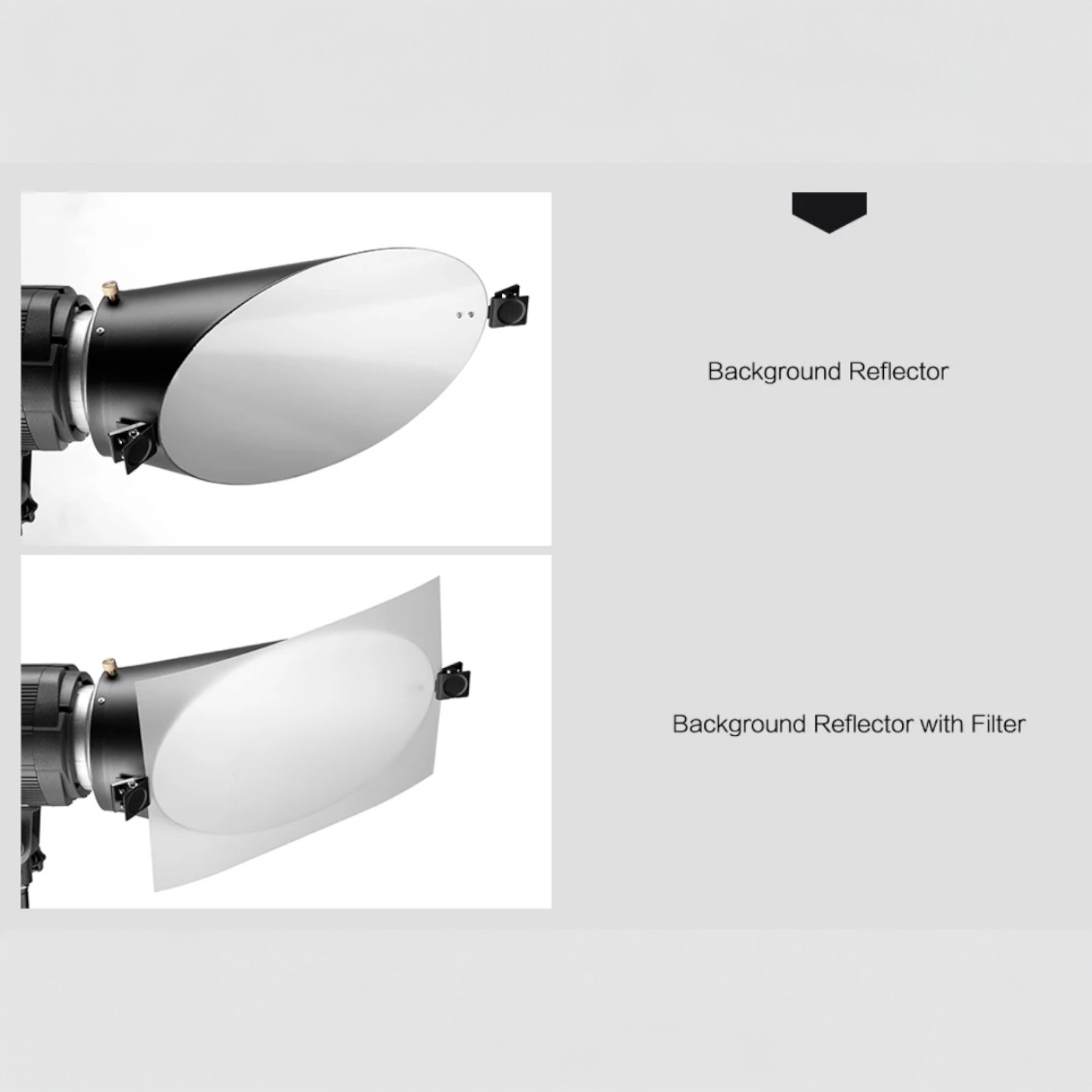 JINBEI Reflektor Lampu Studio Photography Lighting Shade Bowens Mount - RFT-2 Gambar produk JINBEI Reflektor Lampu Studio Photography Lighting Shade Bowens Mount - RFT-2