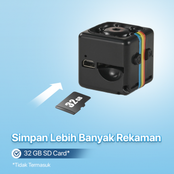 Gambar produk Perciron Kamera CCTV Outdoor Mini Motion Detection FHD 1080P - SQ11