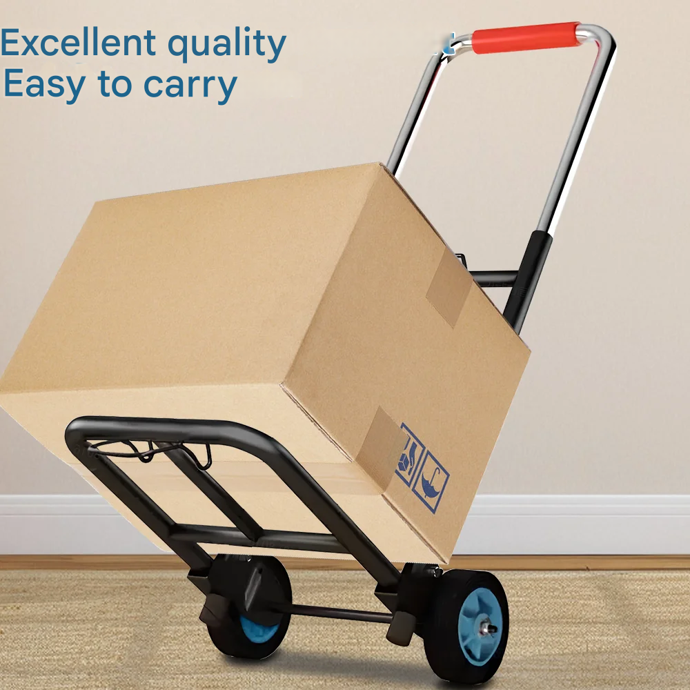 Gambar produk HAOTOOLS Troli Barang Lipat Foldable Trolley Telescopic Rubber Wheels - HT-28