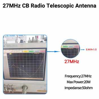 Gambar produk Baofeng Antena HT Walkie Talkie Radio Handheld Telescopic 27MHz SMA-Female - BF-601
