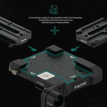 Gambar produk TILTA Shoulder Rig Stabilizer Lightweight ARCA Baseplate Canon Nikon - TA-LSR-B