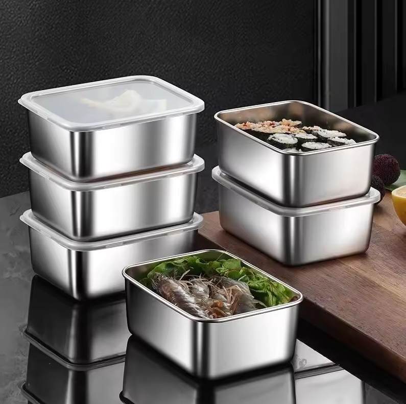 MEXICH Kotak Makan Keeping Box Stainless Steel 410 13.5x10.5x5cm - MX70 Gambar produk MEXICH Kotak Makan Keeping Box Stainless Steel 410 13.5x10.5x5cm - MX70