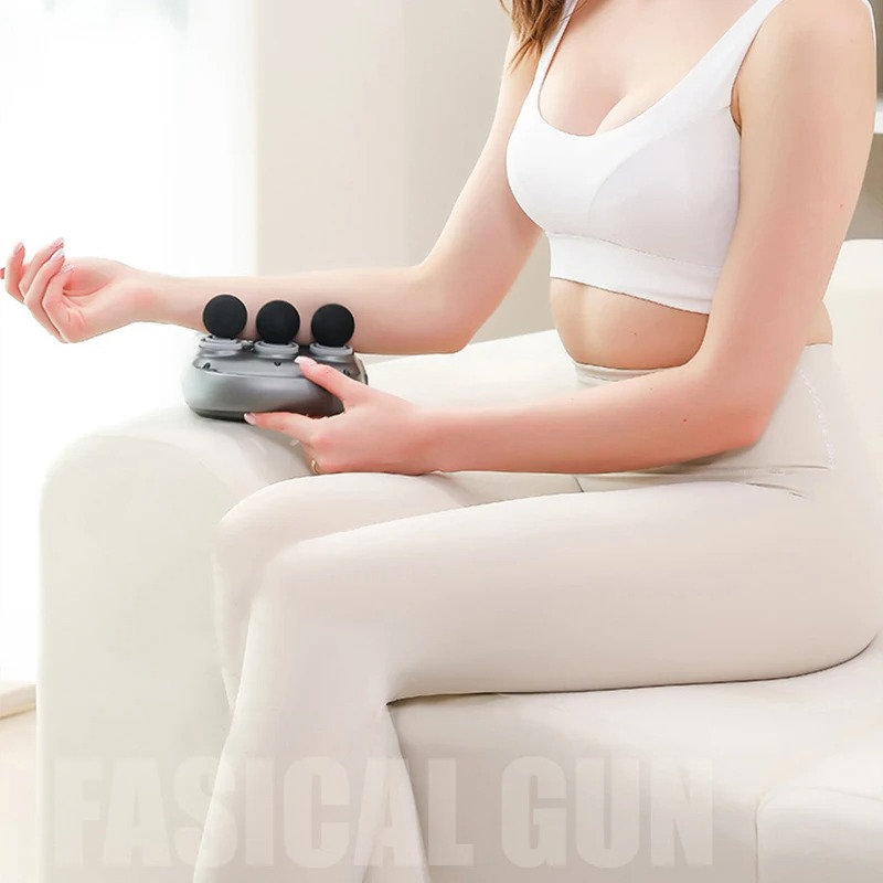 Gambar produk MORGEL Alat Pijat Elektrik Massage Gun 9 Mode 22 Head 2000mAh 35W - MR-20