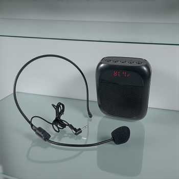 Gambar produk Little Bee Speaker Pinggang Bluetooth Voice Amplifier LED with Display - YW-166U