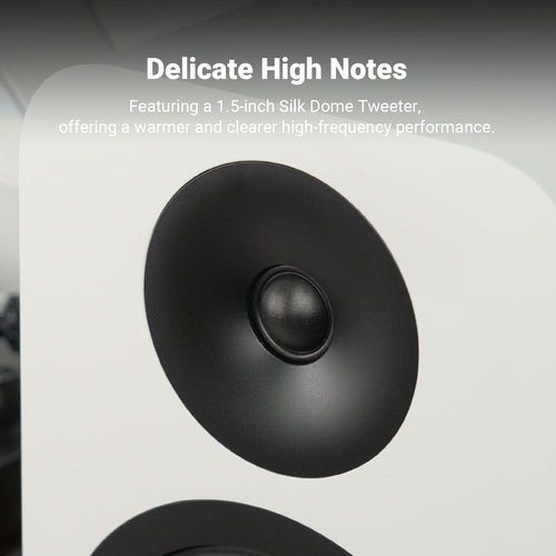 Fosi Audio Passive Bookshelf Speaker 2 Way 6.5 Inch Woofers Inch HiFi - SP601-B Gambar produk Fosi Audio Passive Bookshelf Speaker 2 Way 6.5 Inch Woofers Inch HiFi - SP601-B