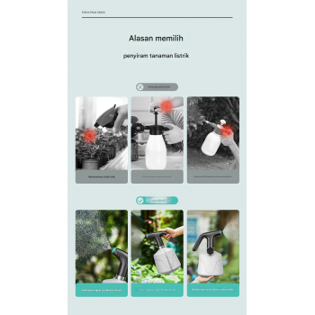 Gambar produk YiSHENG Alat Semprot Tanaman Sprayer Elektrik Portabel Rechargeable 2L - Y2KL
