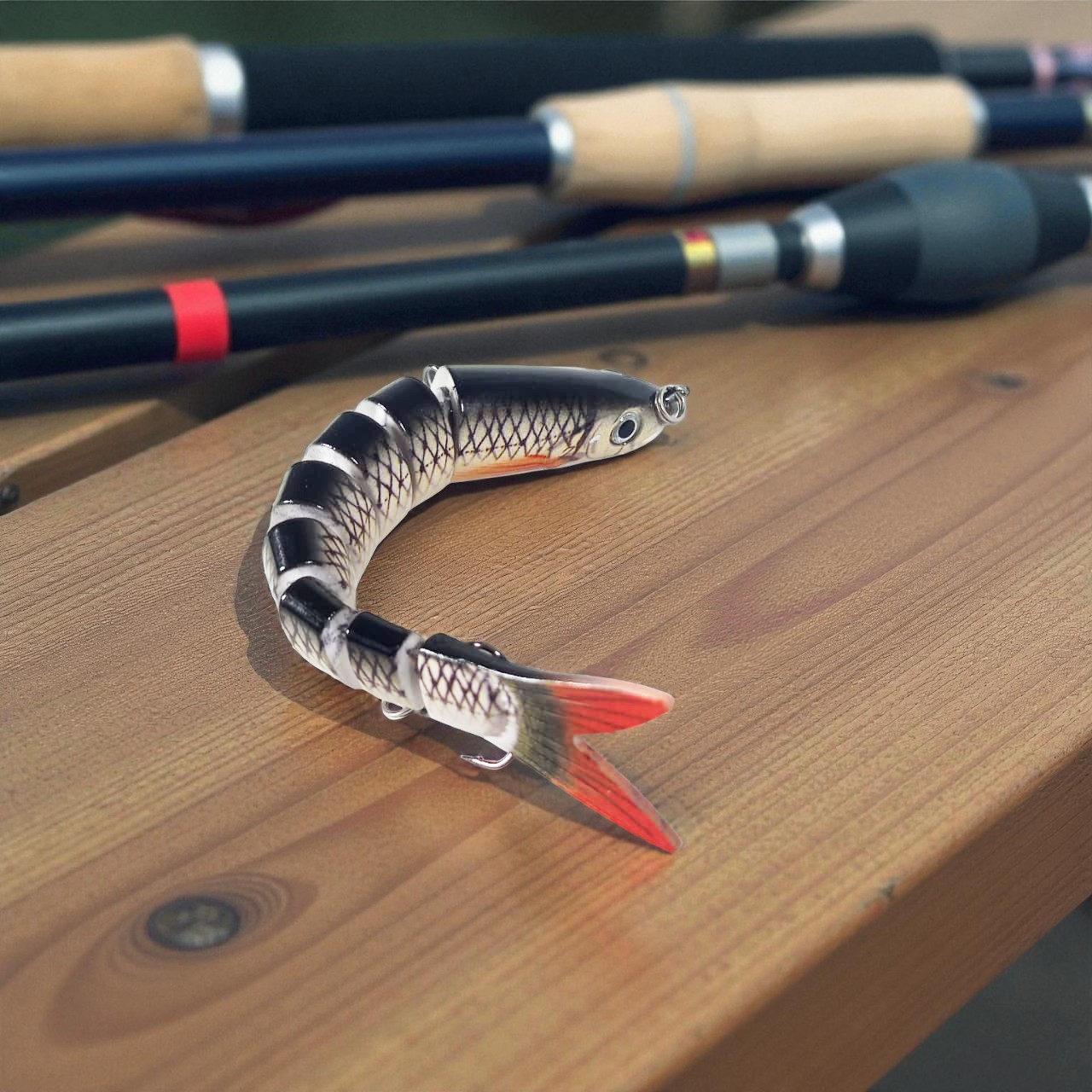 Gambar produk GOBAIT Umpan Pancing Ikan Lifelike Fish Bait Lure 8 Section 13.5cm 25g - GB-13