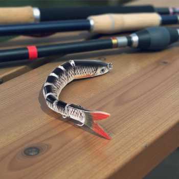 Gambar produk GOBAIT Umpan Pancing Ikan Lifelike Fish Bait Lure 8 Section 13.5cm 25g - GB-13