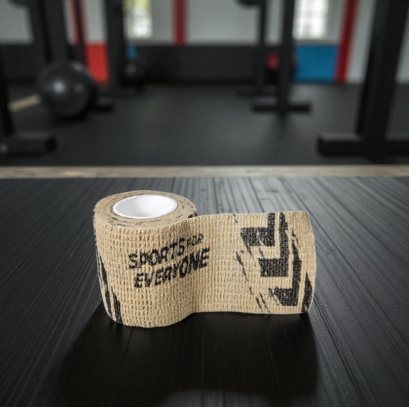 TaffSPORT Sport Tape Kinesiology Perban Plester Otot Medical 5cmx4.5M - C103 Gambar produk TaffSPORT Sport Tape Kinesiology Perban Plester Otot Medical 5cmx4.5M - C103