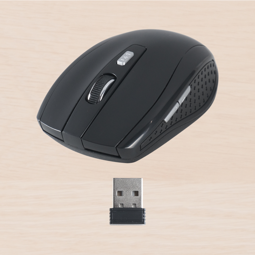 Gambar produk Mouse Wireless Optical 2.4GHz Portable Mini 1600DPI - AA-01