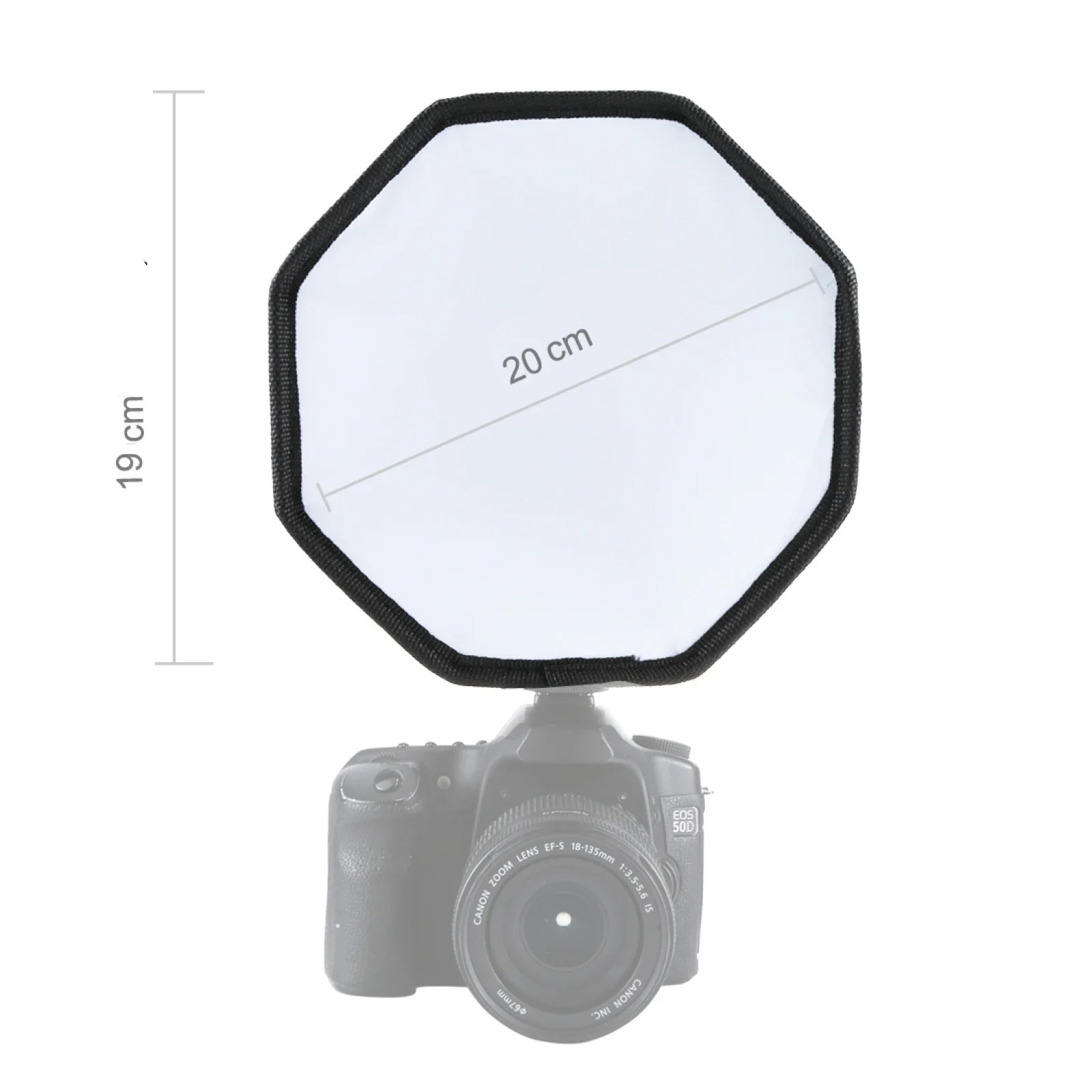 EXSKOF Kamera Flash Diffuser Softbox Octagonal Universal Foldable 20cm - EXS-20 Gambar produk EXSKOF Kamera Flash Diffuser Softbox Octagonal Universal Foldable 20cm - EXS-20