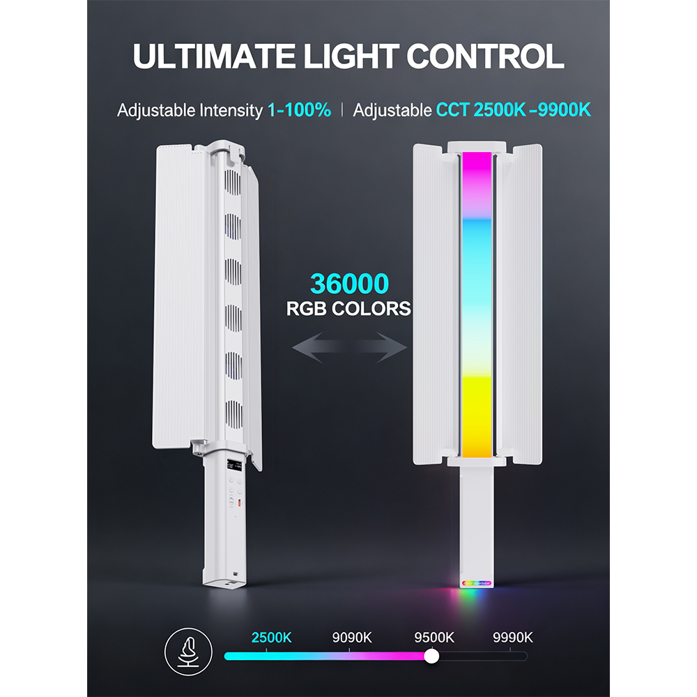 LIYADI Lampu Studio Tube Light Stick RGBW 24 Mode OLED 2600mAh 50W - C2 PRO Gambar produk LIYADI Lampu Studio Tube Light Stick RGBW 24 Mode OLED 2600mAh 50W - C2 PRO