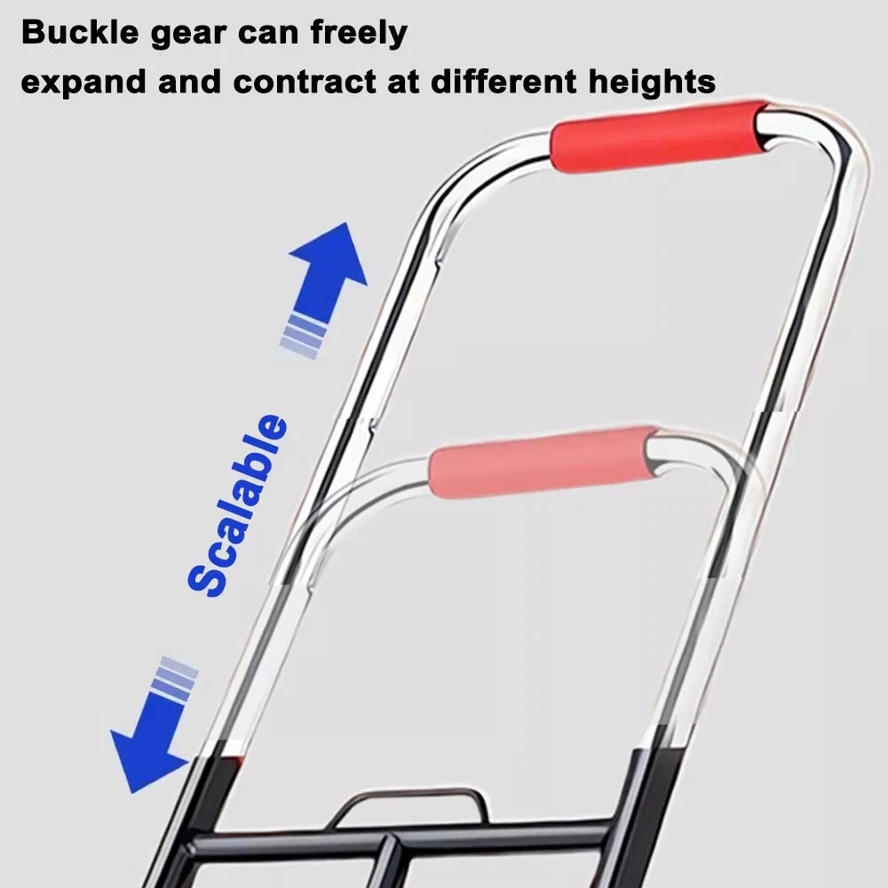 HAOTOOLS Troli Barang Lipat Foldable Trolley Cart Telescopic 3 Wheels - HT-25 Gambar produk HAOTOOLS Troli Barang Lipat Foldable Trolley Cart Telescopic 3 Wheels - HT-25