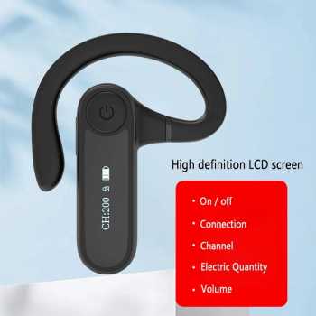 Gambar produk Keyinda Audio Tour Guide Wireless Receiver Earphone LCD Ear Hook 2.4G - 7901R