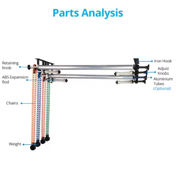 Gambar produk RUNJINFOTO Holder Backdrop Expander Roller Studio Photography 3 Axis - RF-15