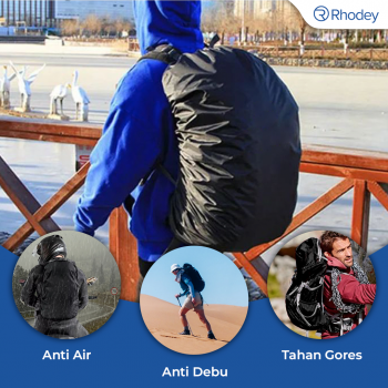 Gambar produk Rhodey Rain Cover Tas Ransel Waterproof Backpack Cover 45L - W1012