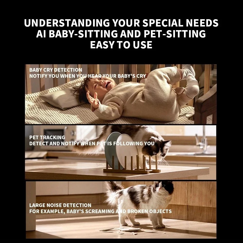 Xiaomi Kamera CCTV Dual Band WiFi 6 2 Way Call AI Detection 4K 8MP - C700 Gambar produk Xiaomi Kamera CCTV Dual Band WiFi 6 2 Way Call AI Detection 4K 8MP - C700