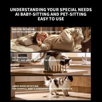 Gambar produk Xiaomi Kamera CCTV Dual Band WiFi 6 2 Way Call AI Detection 4K 8MP - C700