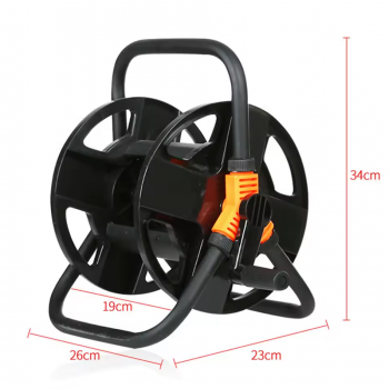 Gambar produk BIXLIFE Tempat Gulungan Selang Air Hose Reel Gardening Stainless Steel - JS-22