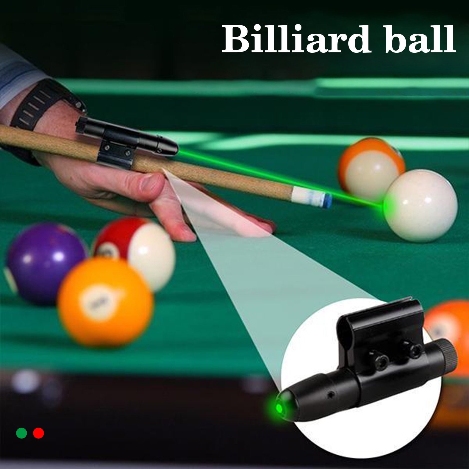 SNOKEY Laser Stick Billiard Pool Snooker Sight Cue Pointer 300mAh Beam Green Light - SN-300 Gambar produk SNOKEY Laser Stick Billiard Pool Snooker Sight Cue Pointer 300mAh Beam Green Light - SN-300