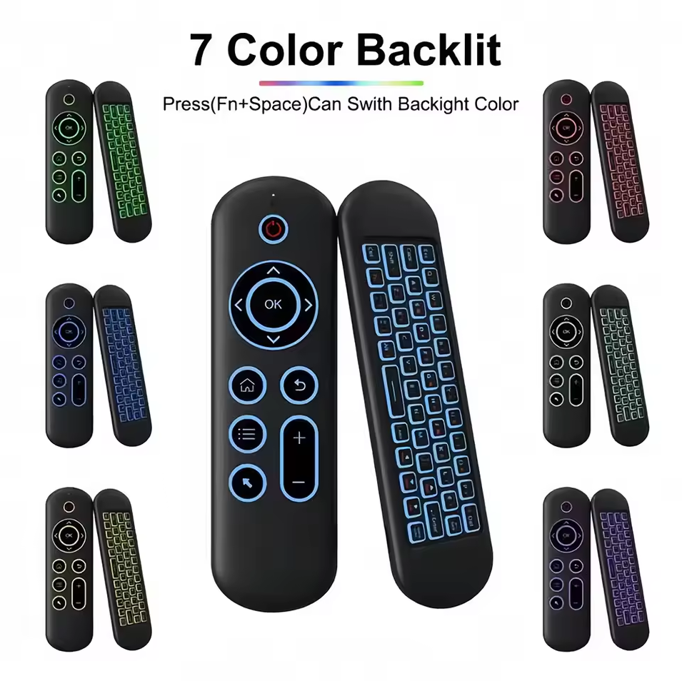Gambar produk Kebidumei Air Mouse Wireless Keyboard Remote Backlit 7 Colors 250mAh - KB200