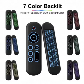Gambar produk Kebidumei Air Mouse Wireless Keyboard Remote Backlit 7 Colors 250mAh - KB200