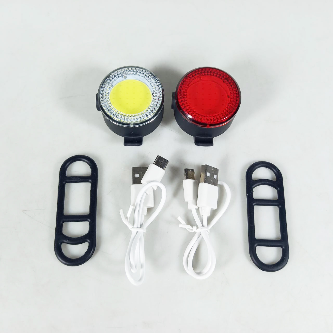 BUCKLES Lampu Sepeda Depan Belakang LED Rechargeable Waterproof 400mAh - VL-75 Gambar produk BUCKLES Lampu Sepeda Depan Belakang LED Rechargeable Waterproof 400mAh - VL-75