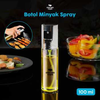 Gambar produk One Two Cups Botol Minyak Spray Olive Oil BBQ Food 100ml - HEA-1075