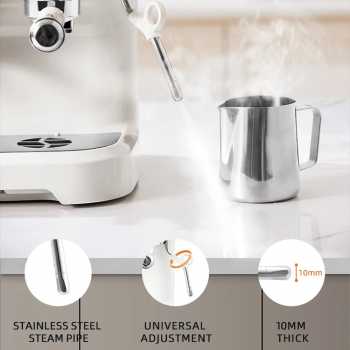 Gambar produk SAOCHI Mesin Kopi Espresso Coffee Maker Frothing Grinding 20 Bar 1560W - 517EA