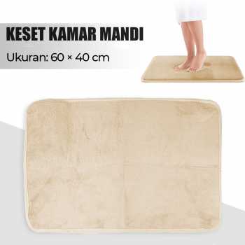 TaffHOME Keset Kamar Mandi Bathroom Mat Absorbent 60x40cm - LA-40