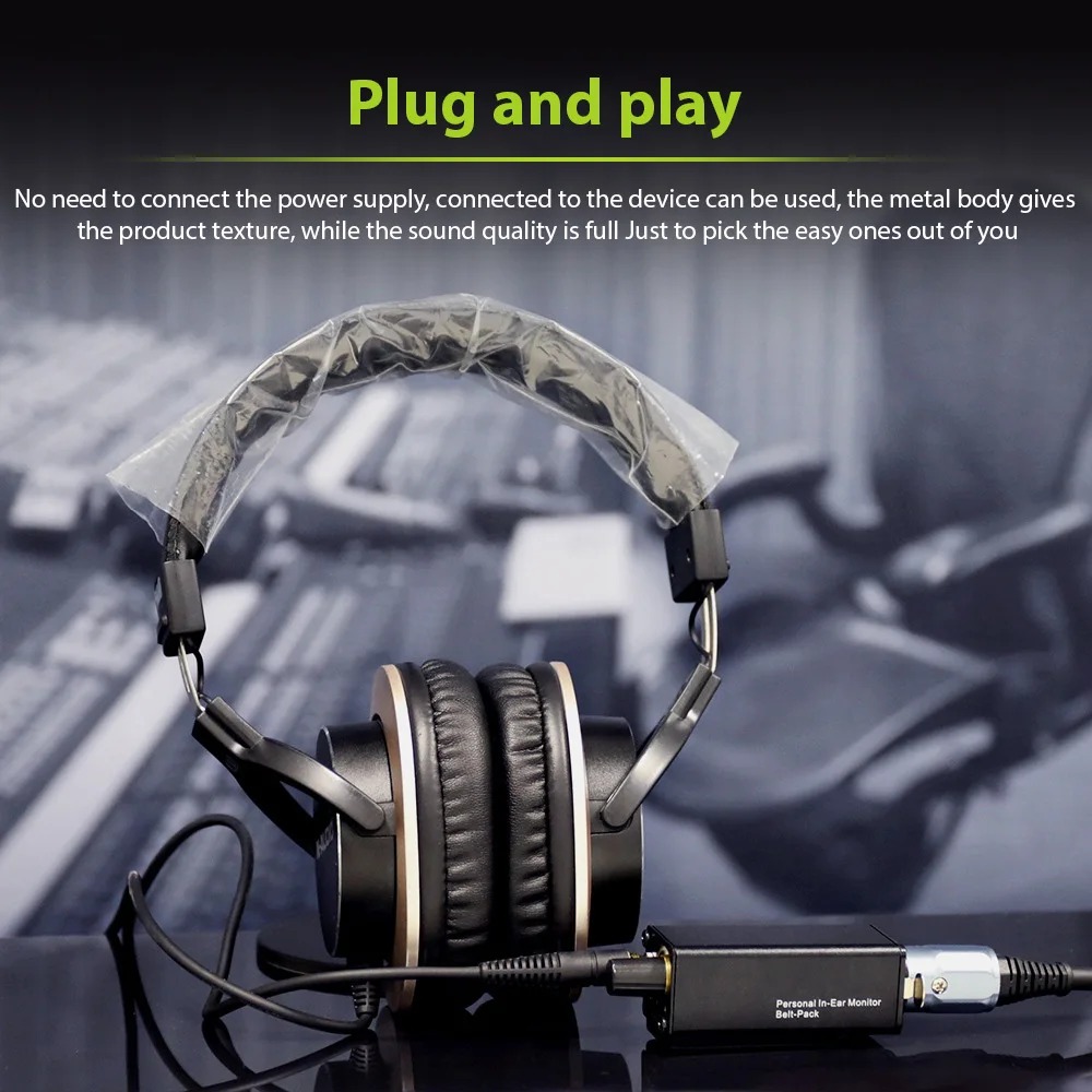 SOTAMIA Personal In Ear Monitor Headphone Amplifier XLR Input - PM1 Gambar produk SOTAMIA Personal In Ear Monitor Headphone Amplifier XLR Input - PM1