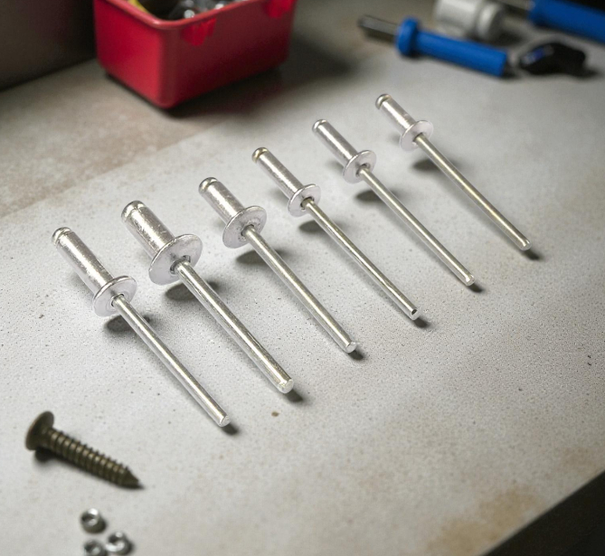 Gambar produk JERBOR Baut Rivet Universal Blind Rivets Tool Set with Gun 120PCS - XM20