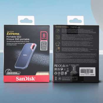 Gambar produk SanDisk Extreme Portable SSD 1050MB/s USB Type C 3.2 8TB - SDSSDE61