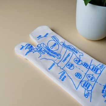 Gambar produk UG Kaos Kaki Pijat Seratus Titik Akupuntur Plantar Meridian Socks Pria - UKK3