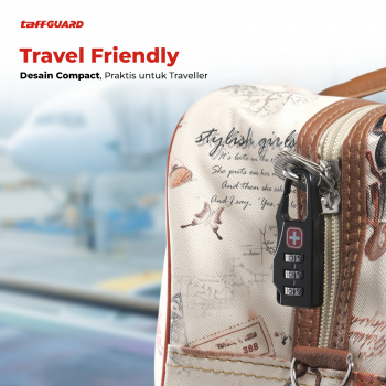 Gambar produk TaffGUARD Swiss Gembok Koper Kode Kombinasi Angka - 104