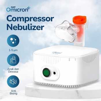 TaffOmicron Alat Terapi Pernapasan Compressor Nebulizer Inhaler - JSL-W310