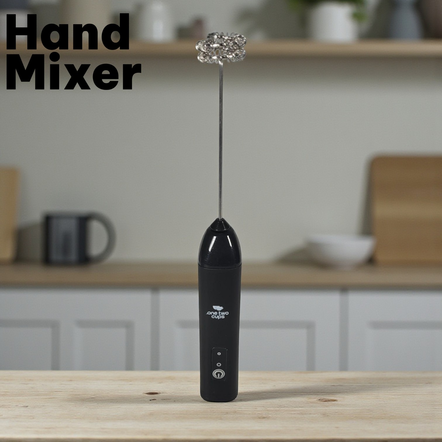 One Two Cups Hand Mixer Mini Pengocok Telur Kopi Milk Frother 500mAh - NPQ01 Gambar produk One Two Cups Hand Mixer Mini Pengocok Telur Kopi Milk Frother 500mAh - NPQ01