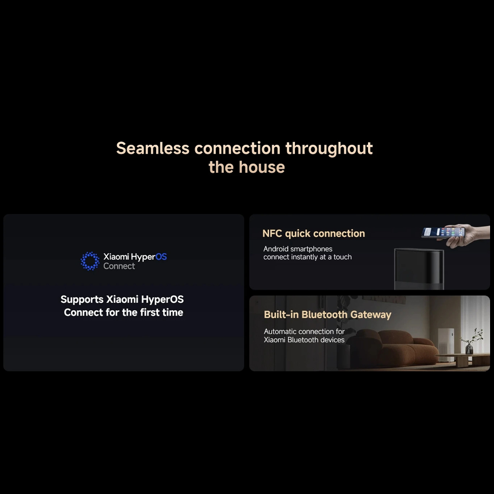 Xiaomi Router WiFi 7 4 Antenna Dual Band Qualcomm 4K QAM OFDMA MLO - BE3600 Pro Gambar produk Xiaomi Router WiFi 7 4 Antenna Dual Band Qualcomm 4K QAM OFDMA MLO - BE3600 Pro