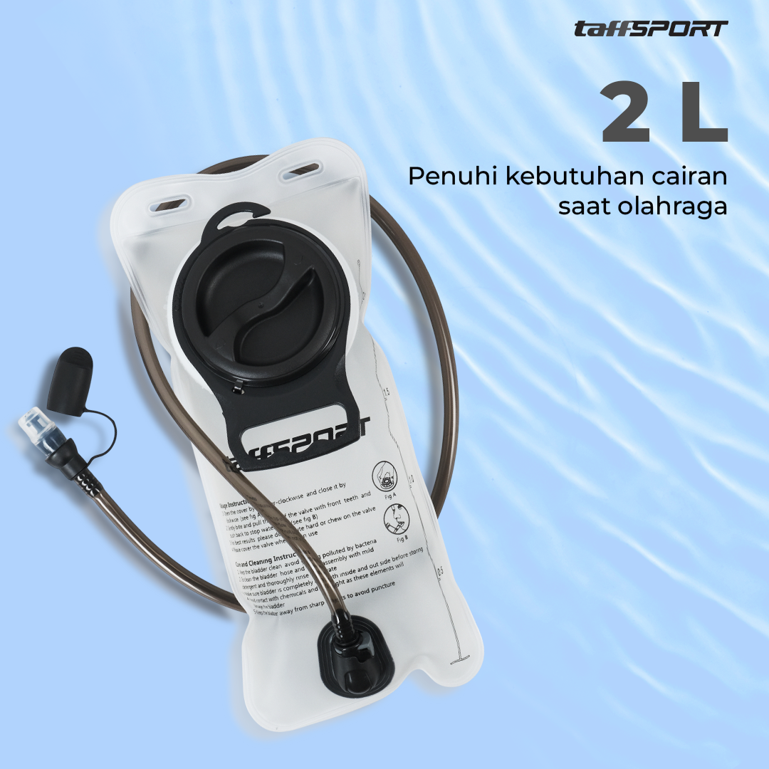 Gambar produk TaffSPORT Kantong Air Minum Water Bladder Hydration Pack Food Grade 2L - TF200