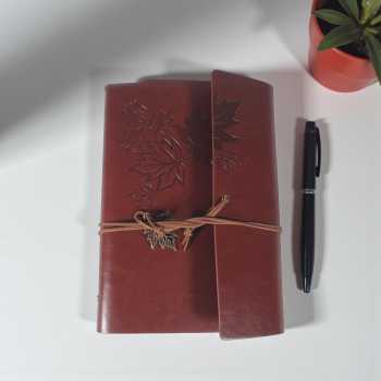 Gambar produk Toddi AIMEE Buku Catatan Binder Notebook Cover Kulit Vintage Maple A5 - AM-16