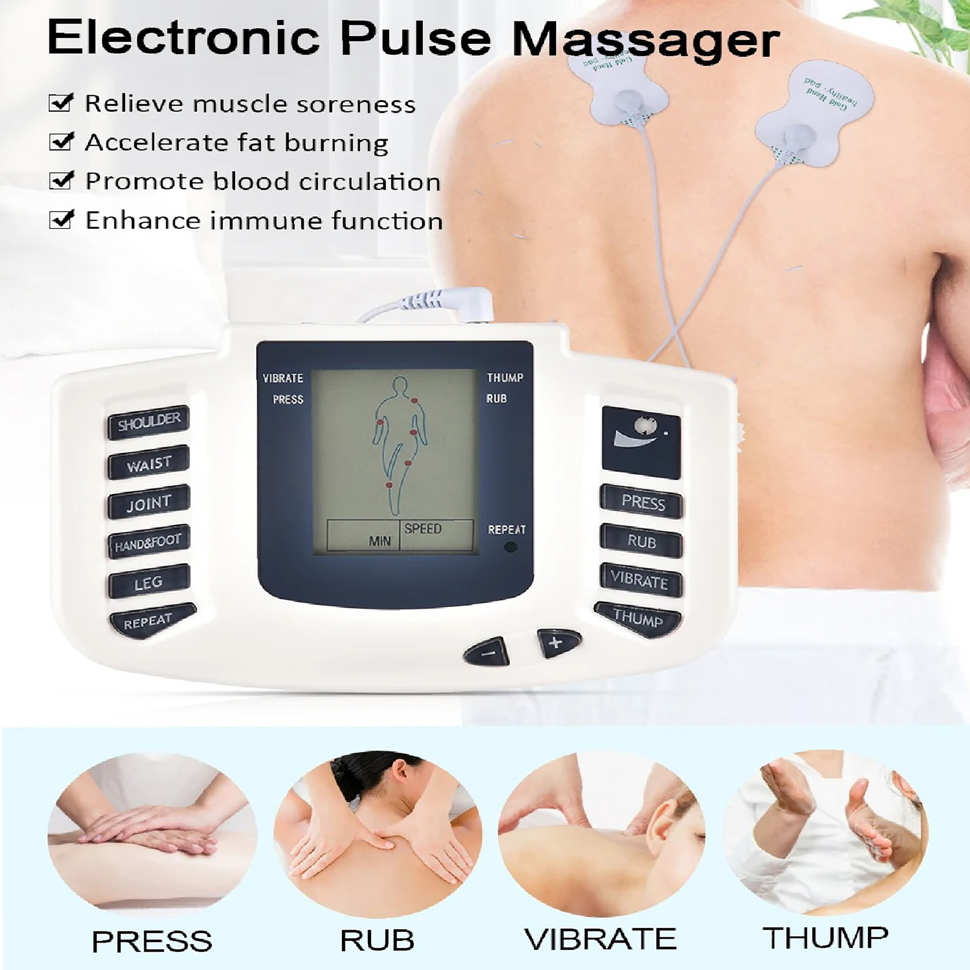 Fovolat Alat Akupuntur Elektronik Pulse Meridian Instrument - SY-D2-116 Gambar produk Fovolat Alat Akupuntur Elektronik Pulse Meridian Instrument - SY-D2-116