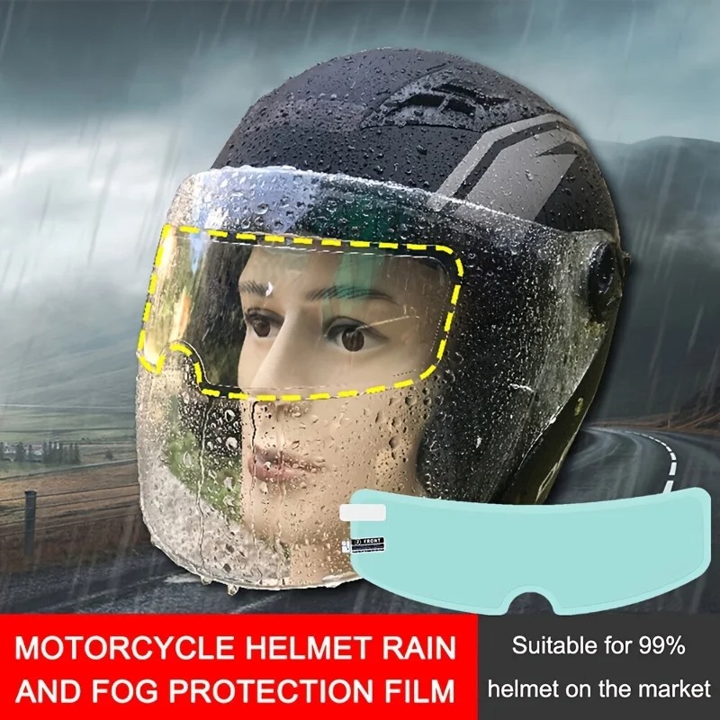 YUANSI Stiker Helm Anti Embun Anti Fog Helmet Nano Coating 24.5x6.5cm - YS-80 Gambar produk YUANSI Stiker Helm Anti Embun Anti Fog Helmet Nano Coating 24.5x6.5cm - YS-80