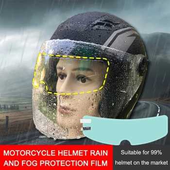 YUANSI Stiker Helm Anti Embun Anti Fog Helmet Nano Coating 24.5x6.5cm - YS-80