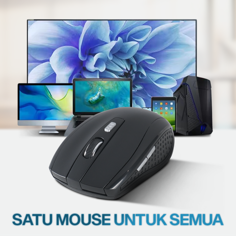 Gambar produk Mouse Wireless Optical 2.4GHz Portable Mini 1600DPI - AA-01