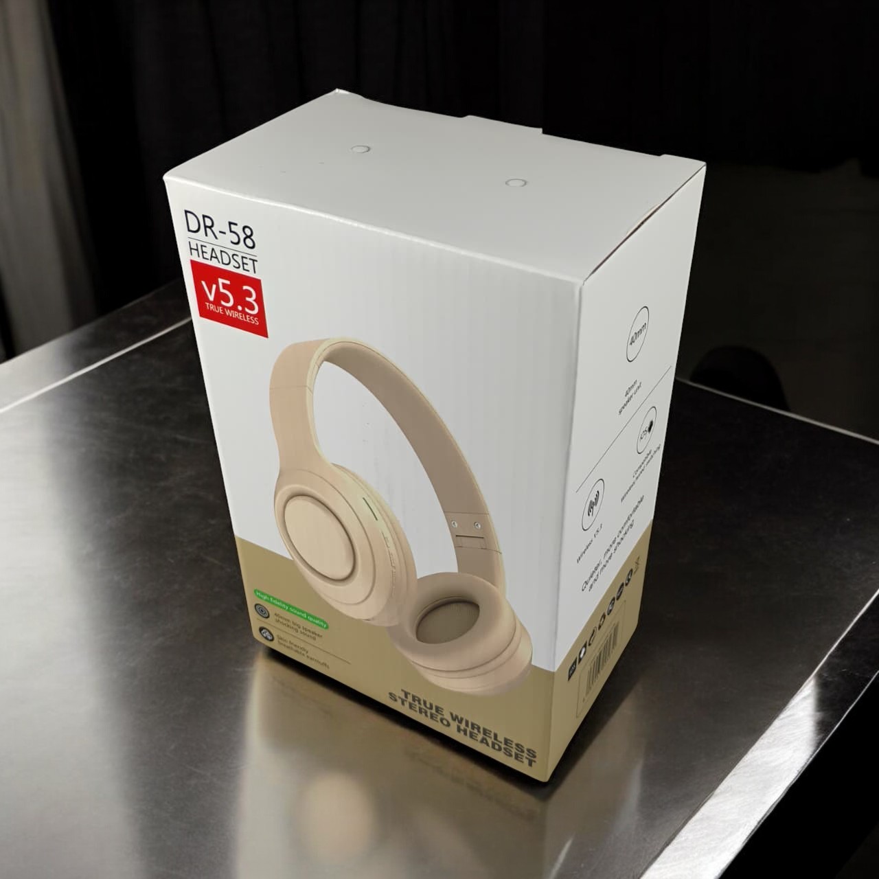 Gambar produk NEWSNR Headphone Foldable Bluetooth 5.1 Noise Reduction TF AUX 150mAh - DR-58