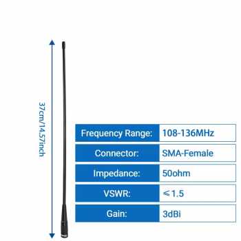 Gambar produk Baofeng Antena HT Walkie Talkie Radio SMA-Female Dual Band 136MHz - BF-771
