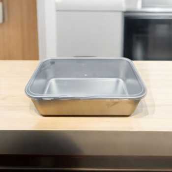 Umigy Loyang Nampan Tray Keeping Box Oven Stainless 201 with Lid - UM60