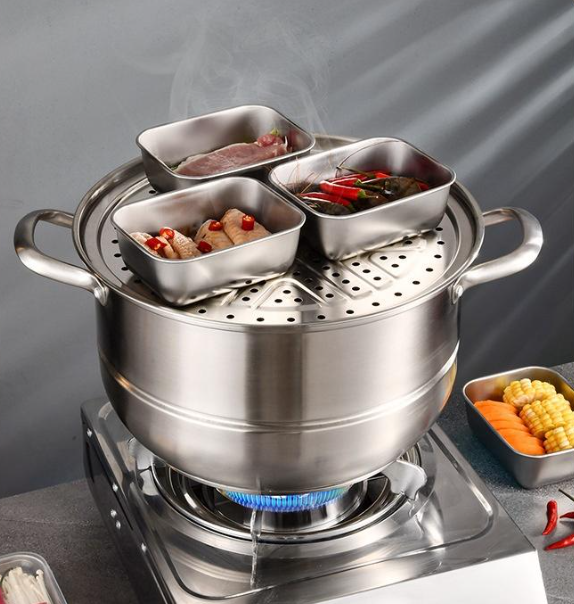 MEXICH Kotak Makan Keeping Box Stainless Steel 201 13.5x10.5x5.8cm - MX65 Gambar produk MEXICH Kotak Makan Keeping Box Stainless Steel 201 13.5x10.5x5.8cm - MX65