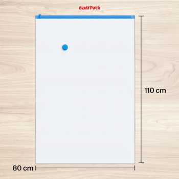 Gambar produk TaffPACK Kantong Plastik Vakum Pakaian Multifungsi Vacuum Bag 1 PCS 80x110cm - YK-1000