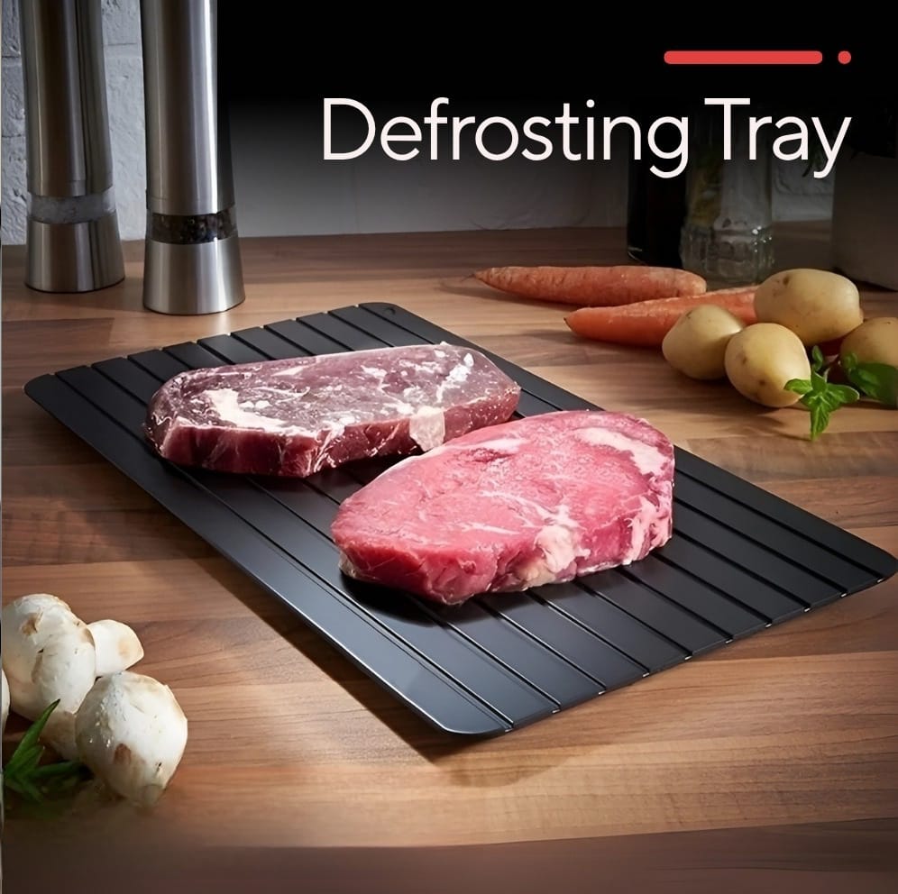 Meijuner Talenan Defrosting Daging Beku Meat Fast Thawing Board Size L - H-748 Gambar produk Meijuner Talenan Defrosting Daging Beku Meat Fast Thawing Board Size L - H-748